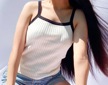 Load image into Gallery viewer, SWEET IVORY RIBBED TANK